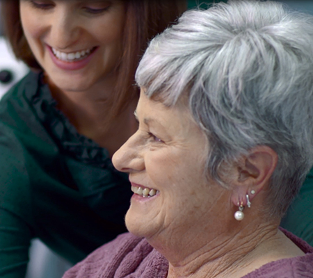 Pip working with female therapist